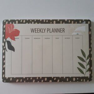 Weekly Planner Undated 9.75 x 7.7